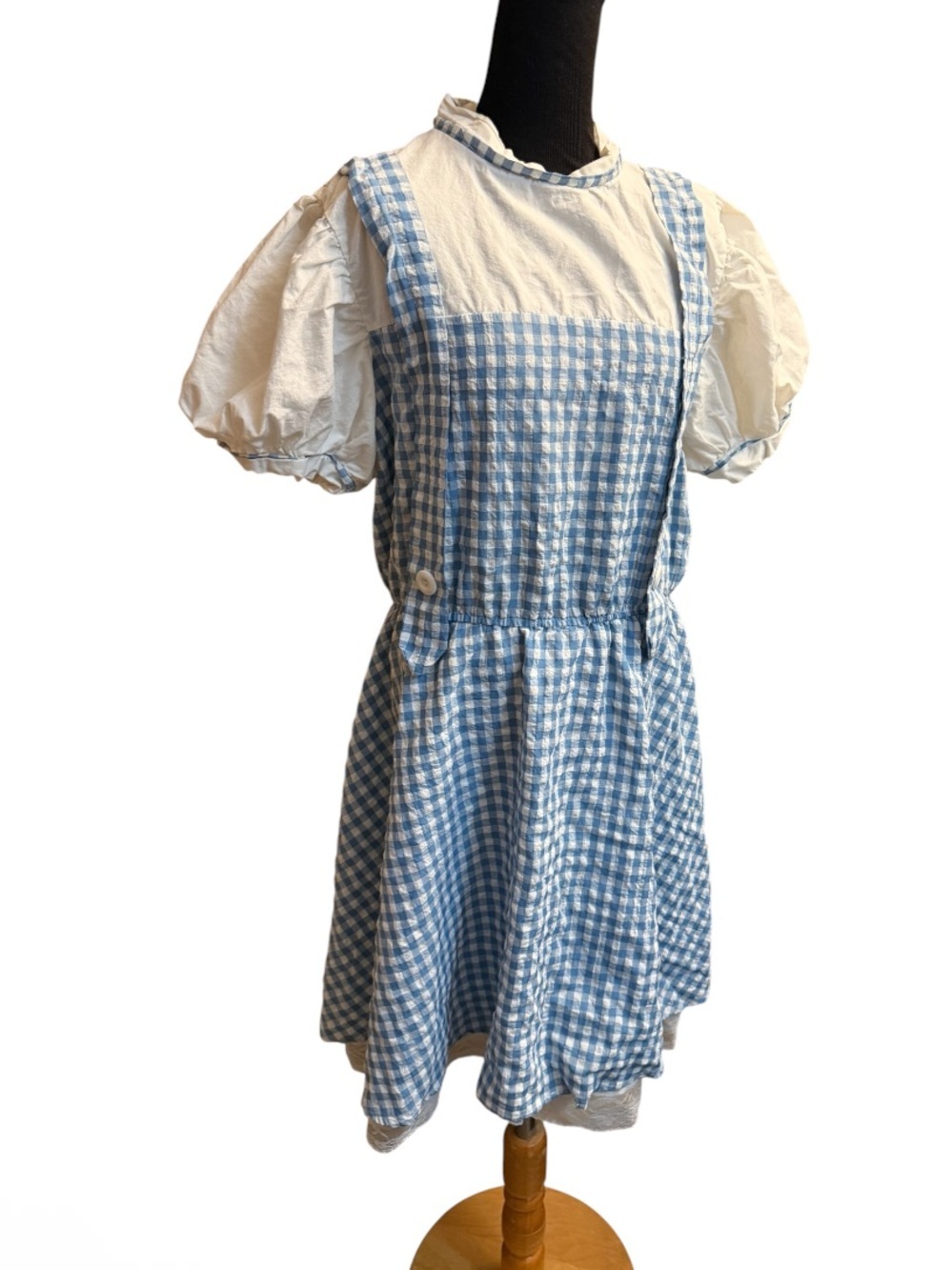 CUSTOM DOROTHY WIZARD OF OZ Costume Adult Theater SZ  S Gingham Cosplay Vintage